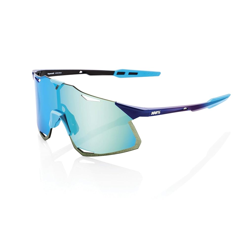 100% HYPERCRAFT ポリッシュドブルー 100% Hypercraft Sunglasses Matte Metallic Into Fade/Blue